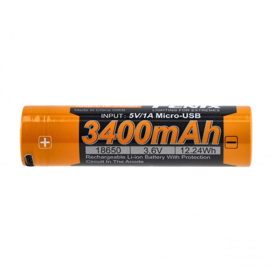 Akumulator Fenix USB ARB-L18U (18650 3400 mAh 3,6 V) 1/4