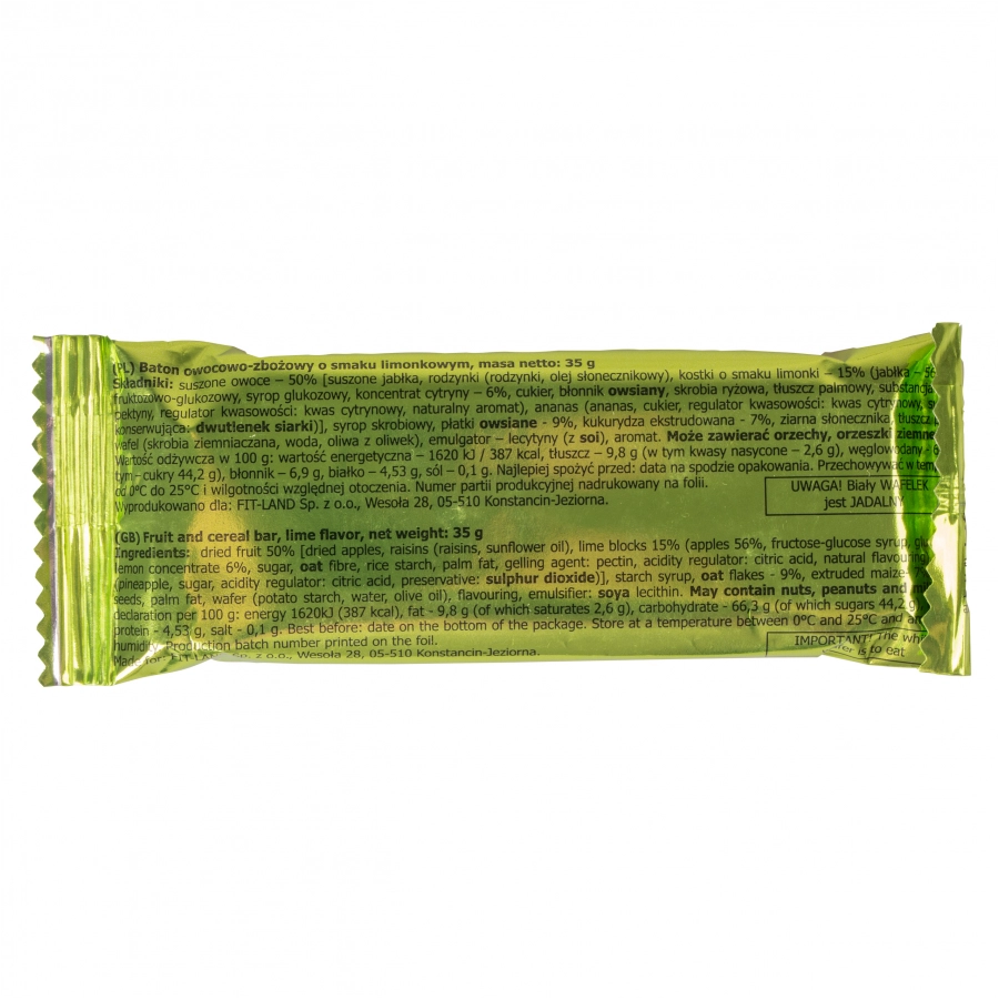 Baton Arpol zbożowo-owocowy, limonka 35 g 1/1