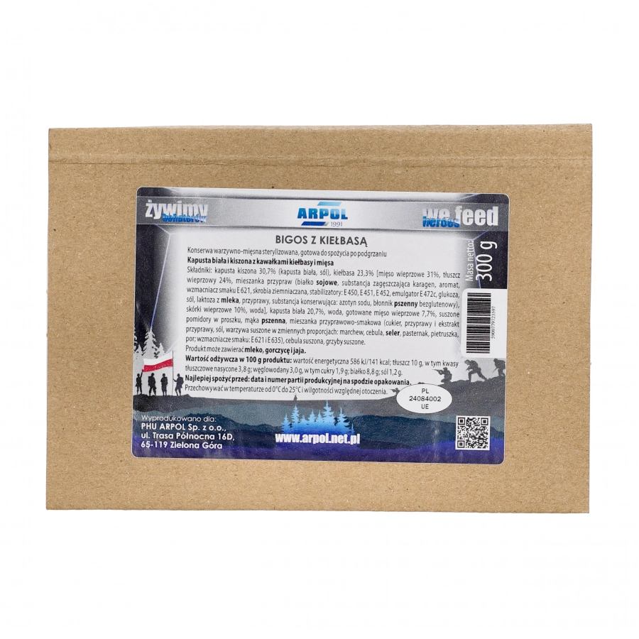 Bigos Arpol z kiełbasą 300 g 4/5