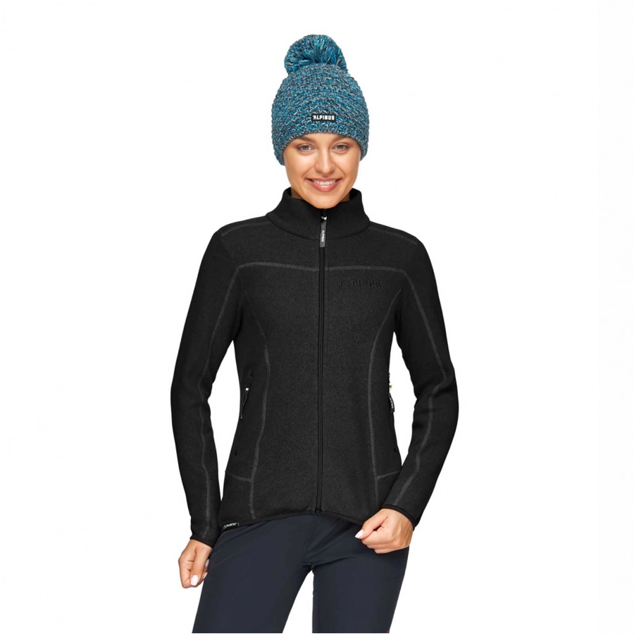 Bluza damska Alpinus polarowa Elvenes czarna 1/5