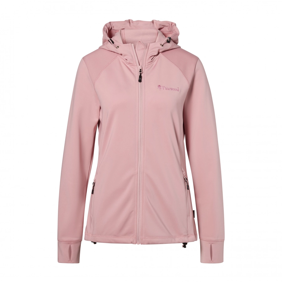 Bluza damska Pinewood Finnveden Hoodie, różowa 1/9