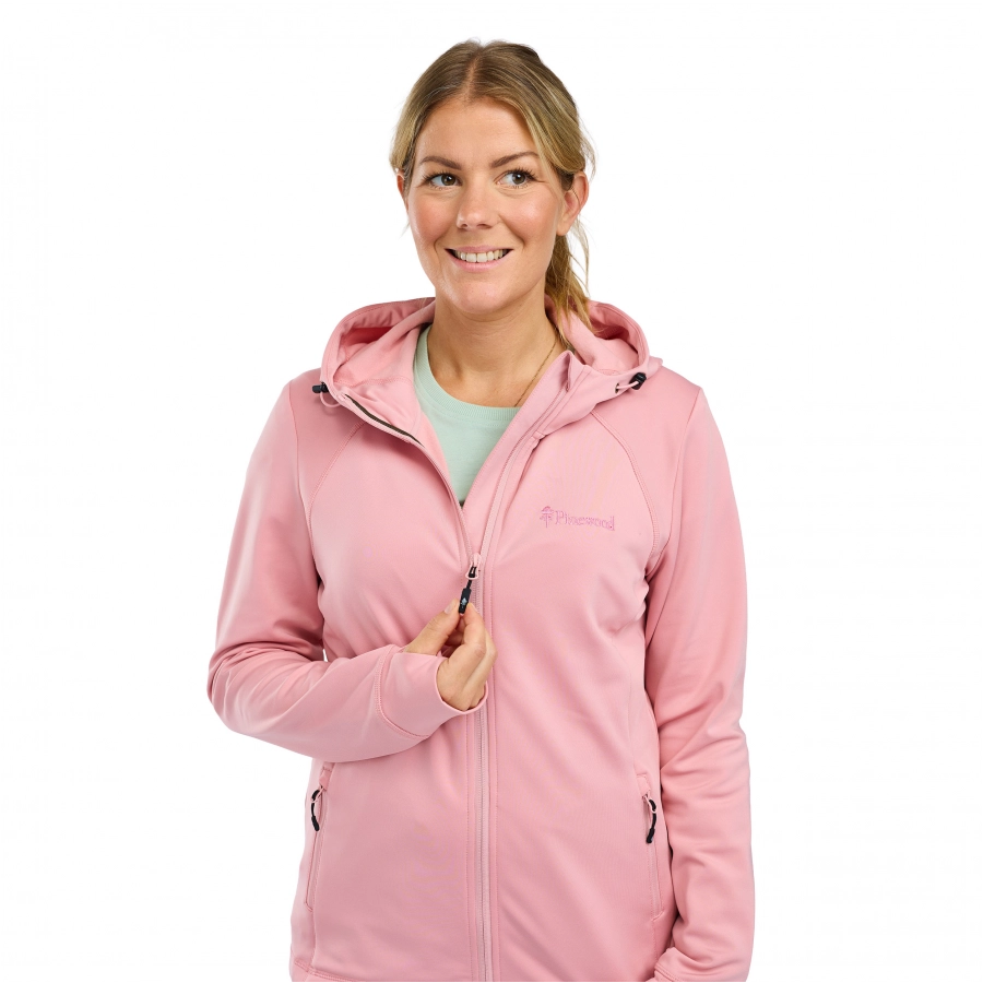 Bluza damska Pinewood Finnveden Hoodie, różowa 3/9