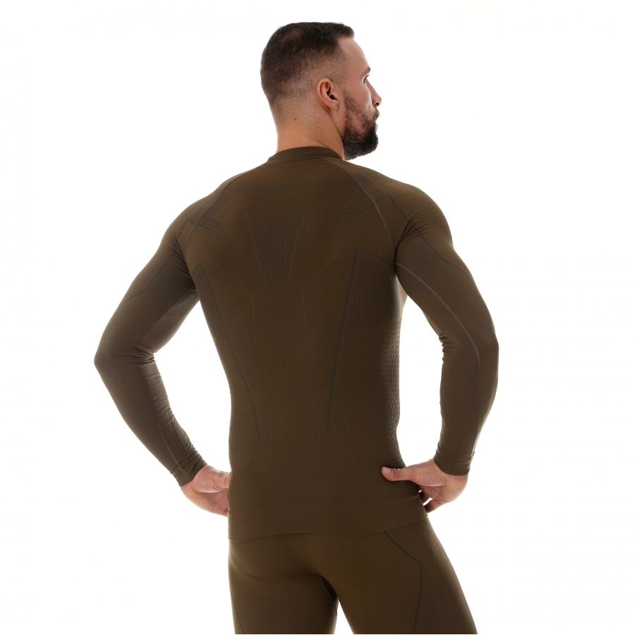 Bluza męska Brubeck Ranger Thermo khaki 3/3