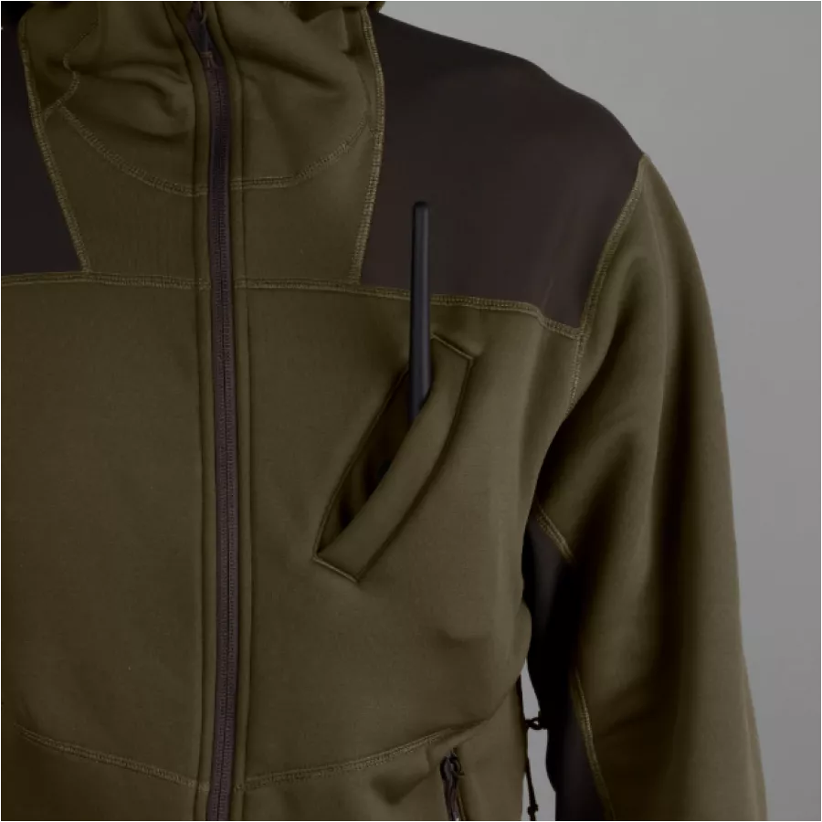 Bluza męska Härkila Deer Stalker polarowa zielono-brązowa 3/5