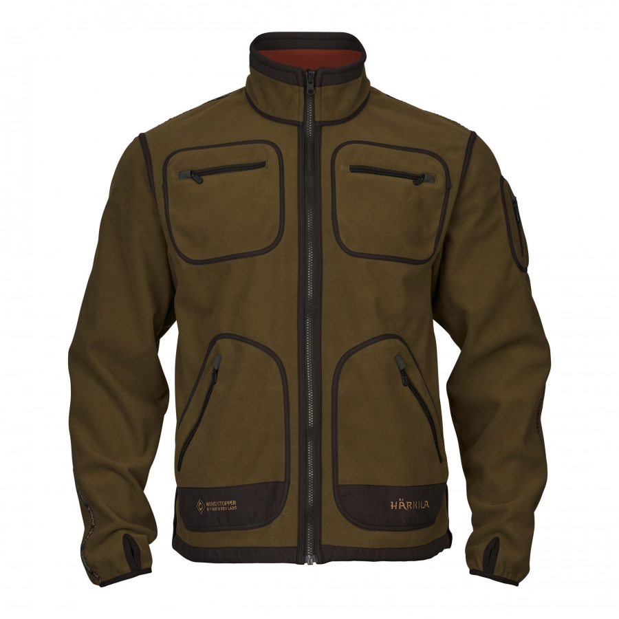 Bluza myśliwska Harkila Kamko Dark olive / Arabian spice 1/8