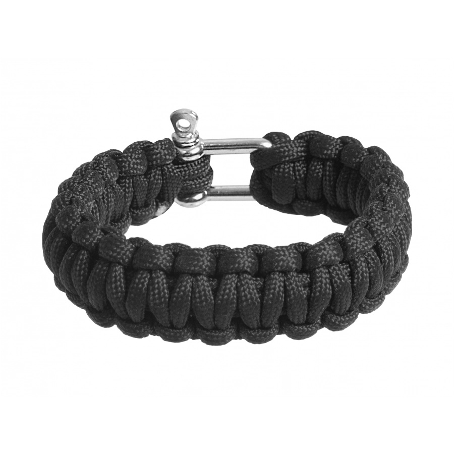 Bransoletka BCB paracord czarna 1/3