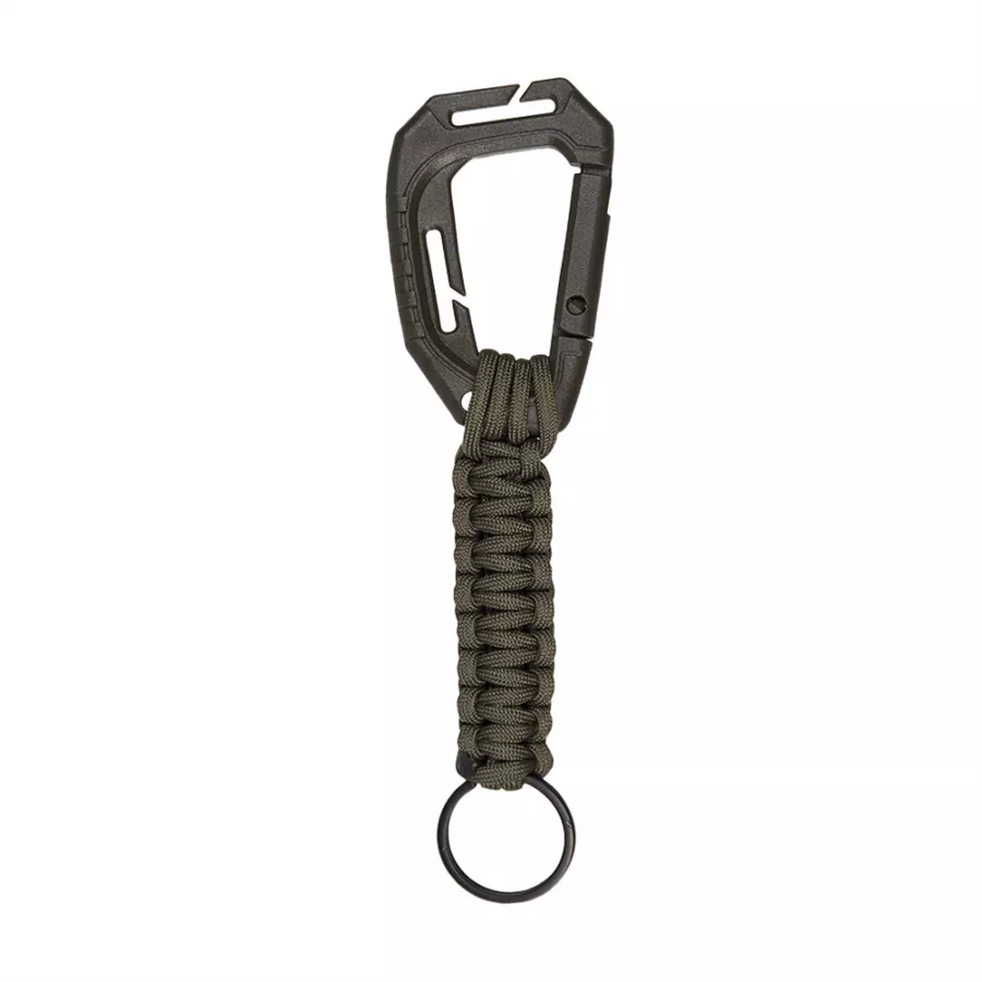 Brelok Mil-Tec z karabińczykiem Molle oliwkowy 1/2