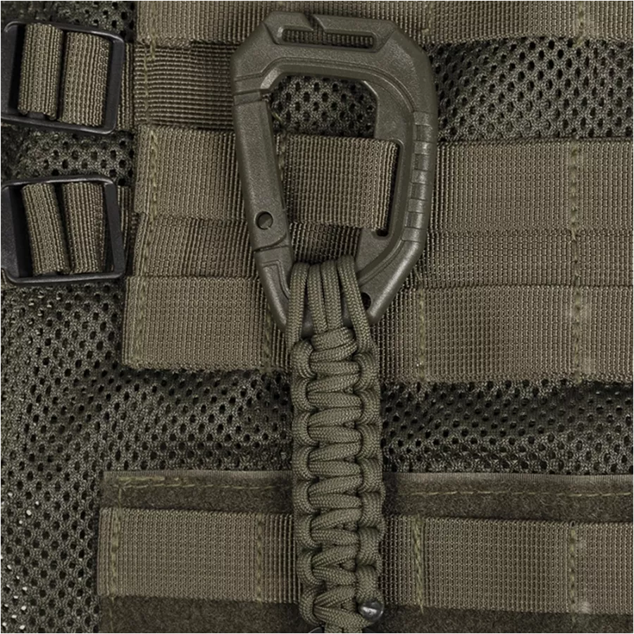Brelok Mil-Tec z karabińczykiem Molle oliwkowy 2/2