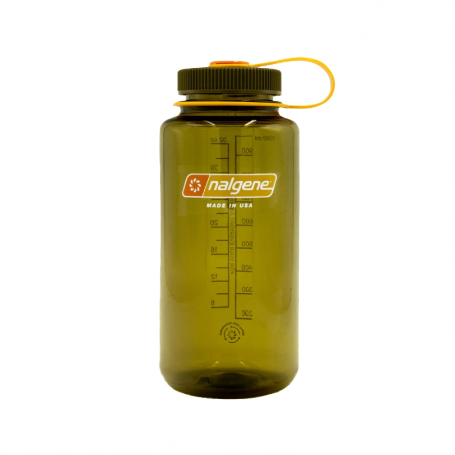 Butelka Nalgene Wide Mouth 1 l oliwkowa z szerokim wlewem 1/3