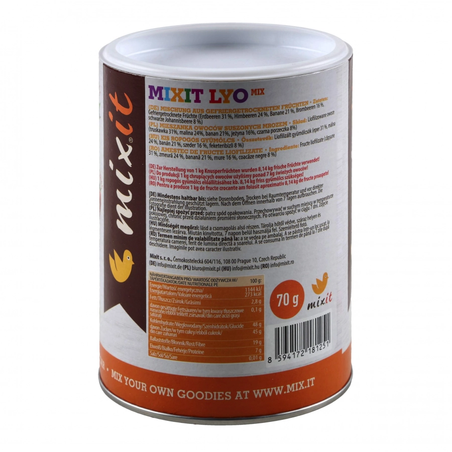 Chrupiące owoce Mixit 70 g 2/3