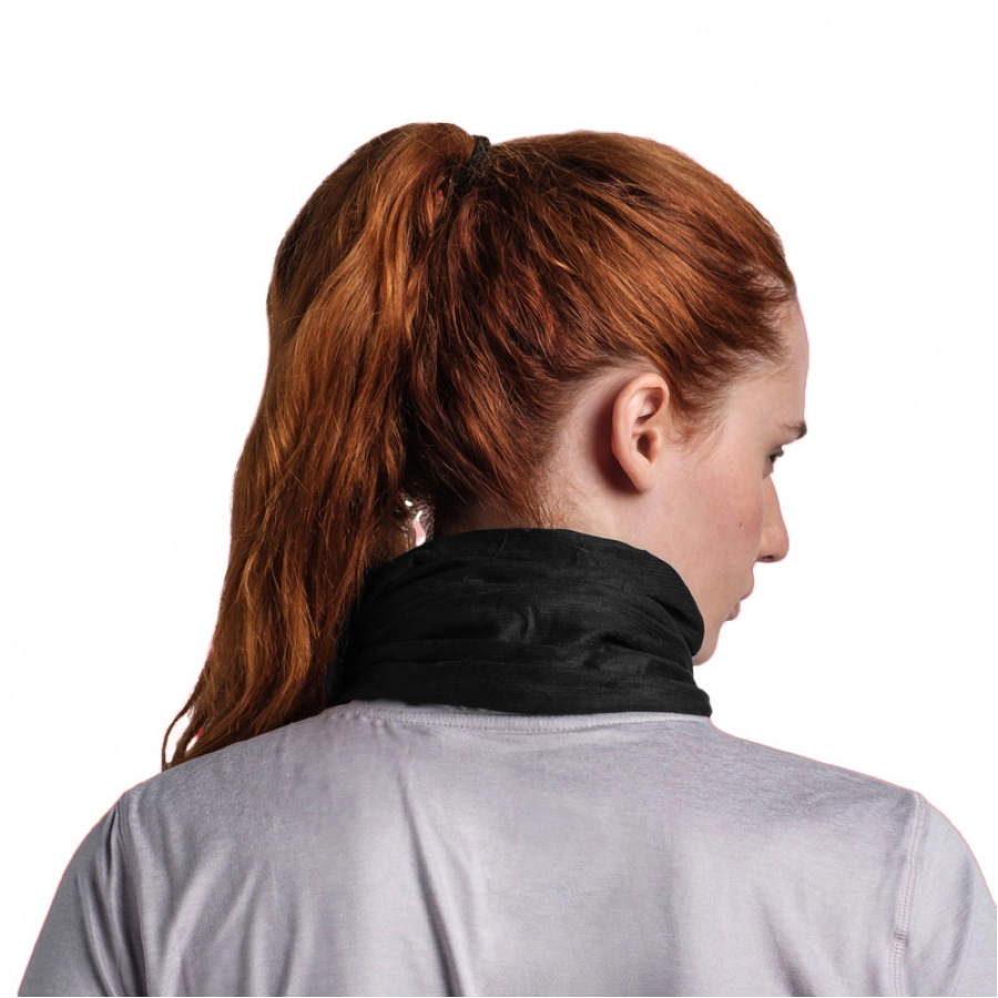 Chusta unisex BUFF wielofunkcyjna Coolnet UV czarna 2/4