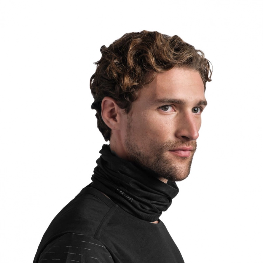 Chusta unisex BUFF wielofunkcyjna Coolnet UV czarna 4/4