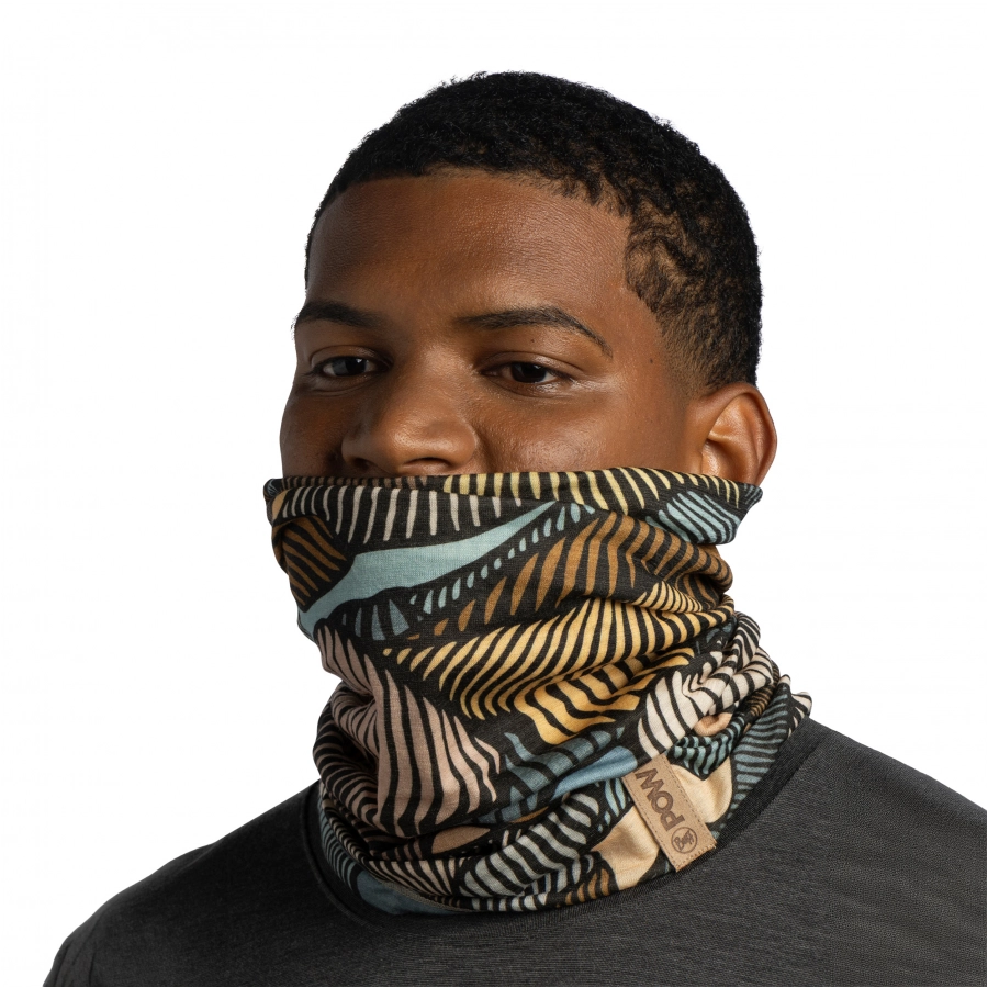Chusta wielofunkcyjna Buff Lightweight Merino Wool Digital Print - arlof pow multi 2/2