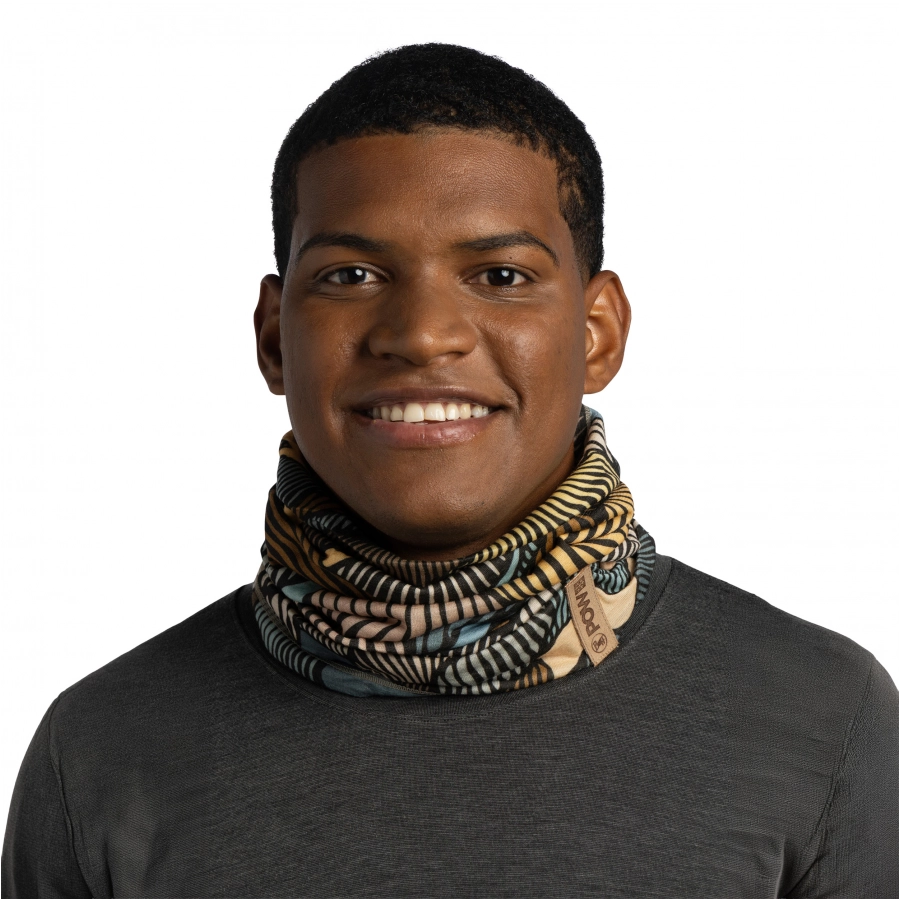 Chusta wielofunkcyjna Buff Lightweight Merino Wool Digital Print - arlof pow multi 1/2