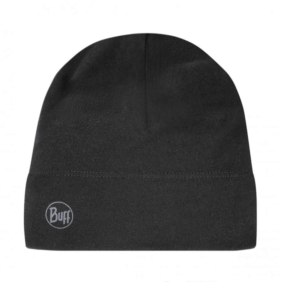 Czapka Buff Merino Midweight Beanie - solid black 1/5