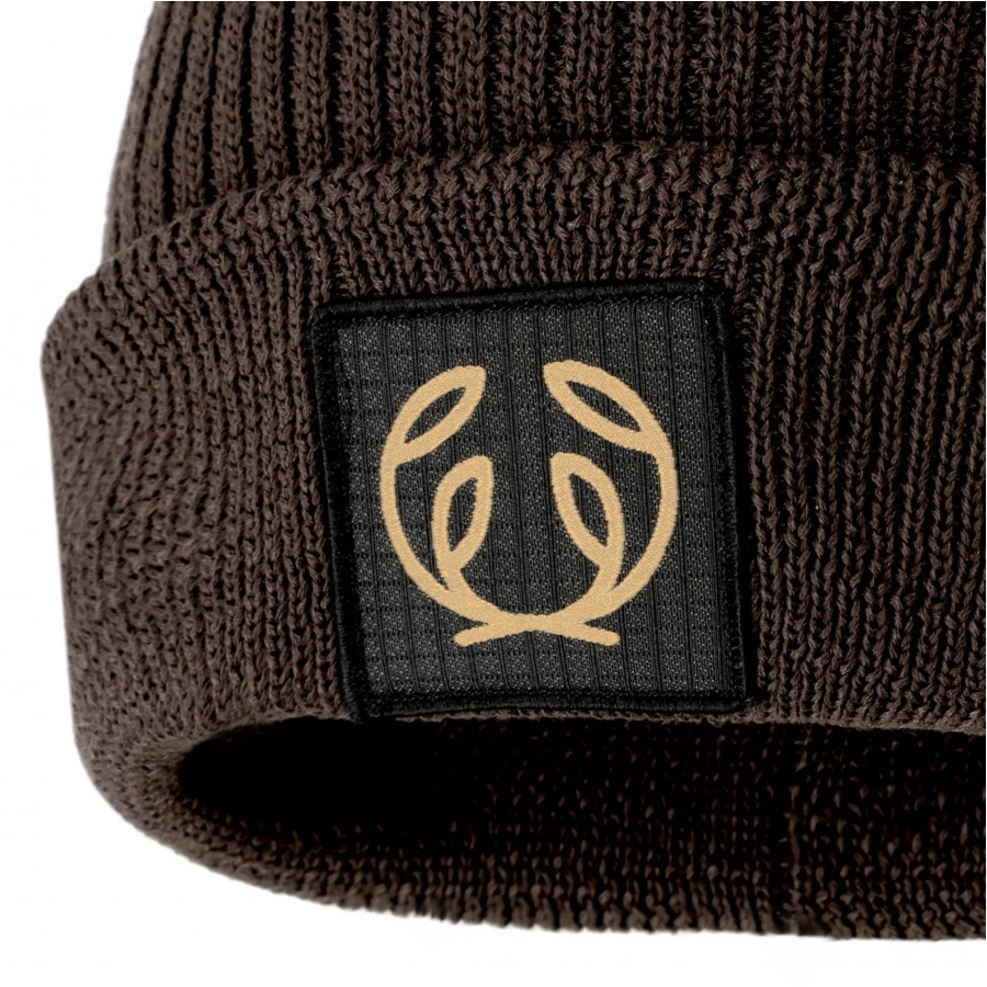 Czapka Chevalier Symbol Leather Brown 3/4