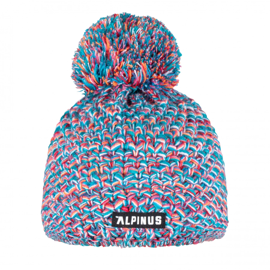 Czapka dziecięca Alpinus Oulu niebiesko-różowa 1/3
