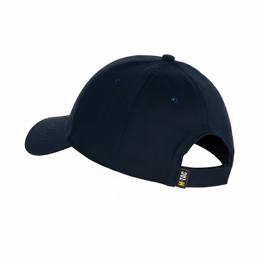 Czapka M-Tac z daszkiem Flex Rip-Stop granatowa 3/4