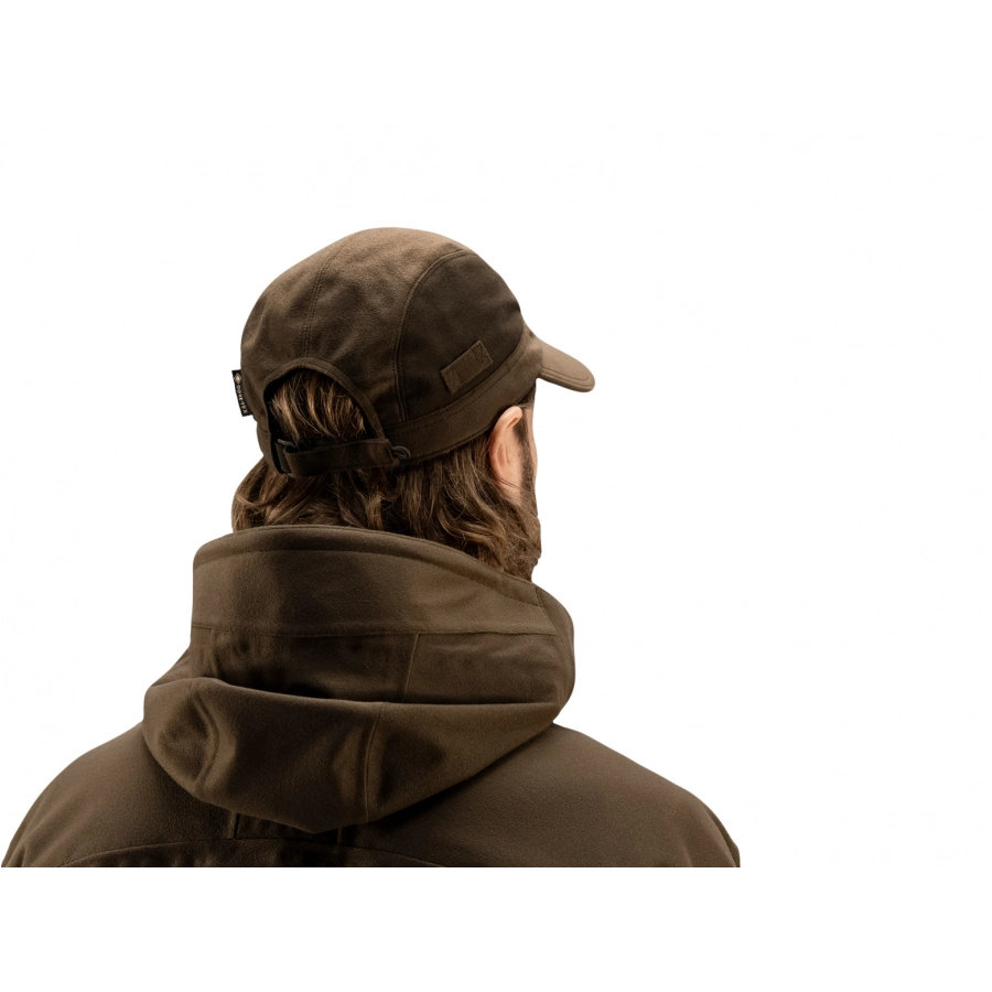 Czapka unisex Härkila Mountain Hunter zielono-brązowa 2/3