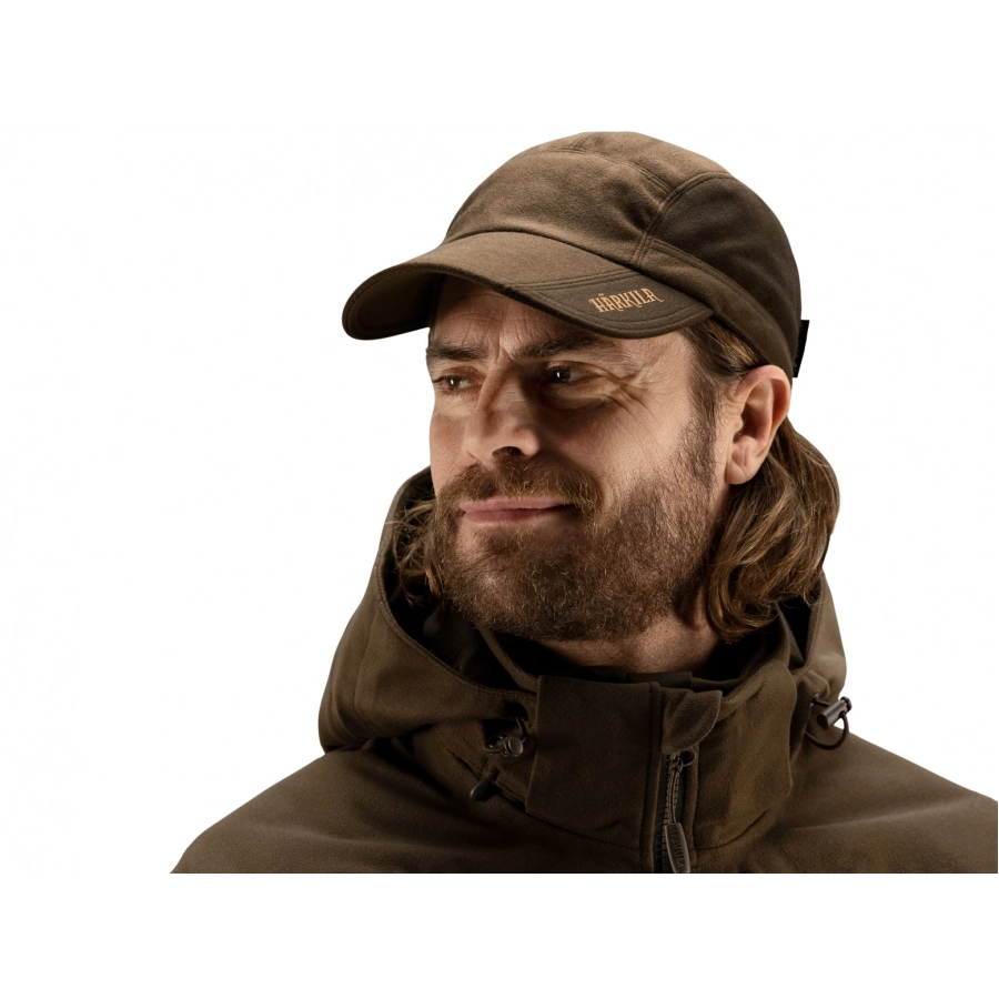 Czapka unisex Härkila Mountain Hunter zielono-brązowa 3/3