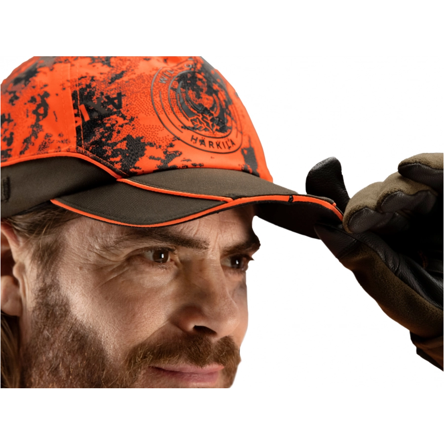 Czapka unisex Härkila Wildboar Pro Light AXIS MSP® Orange Blaze Shadow brown 2/7