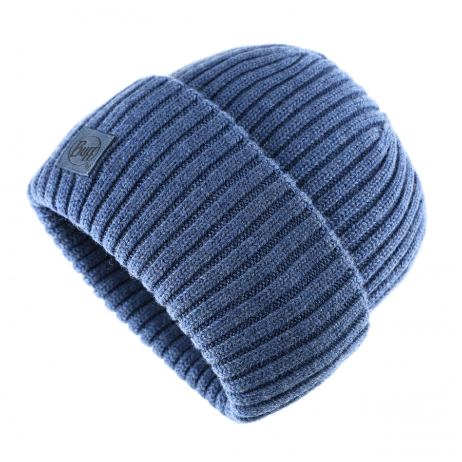Czapka zimowa BUFF Merino Wool Hat Ervin granatowa 2/4