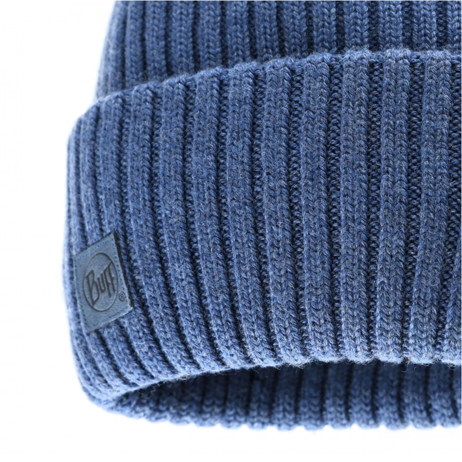 Czapka zimowa BUFF Merino Wool Hat Ervin granatowa 3/4