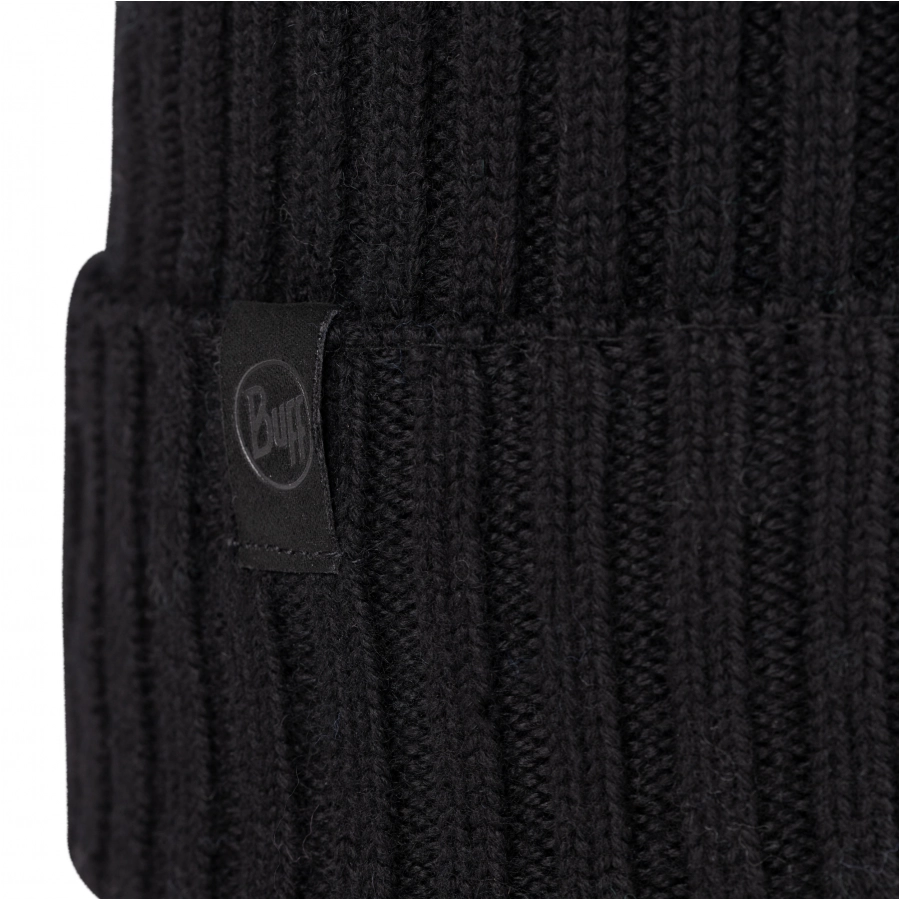 Czapka zimowa Buff Norval Merino Wool Knitted Hat - black 2/4