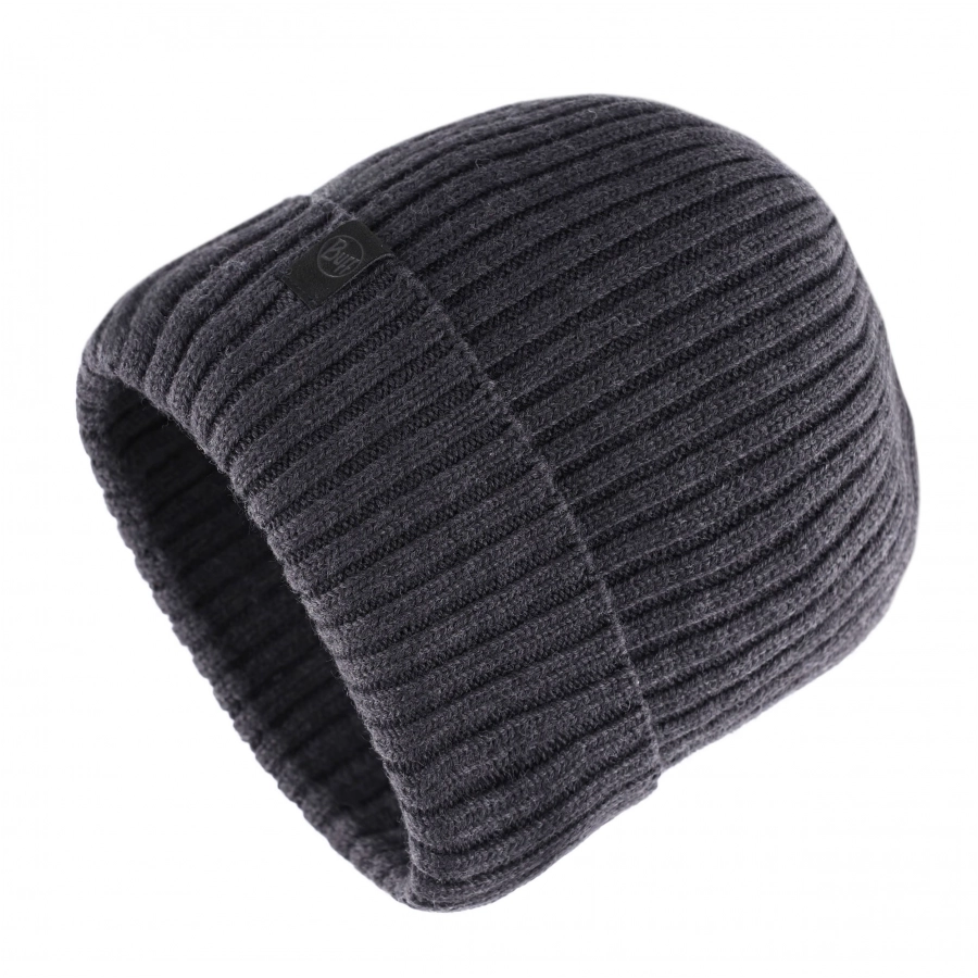 Czapka zimowa Buff Norval Merino Wool Knitted Hat - graphite 2/4