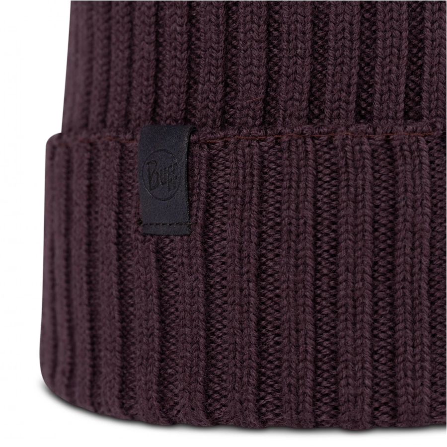 Czapka zimowa Buff Norval Merino Wool Knitted Hat - wine 2/4