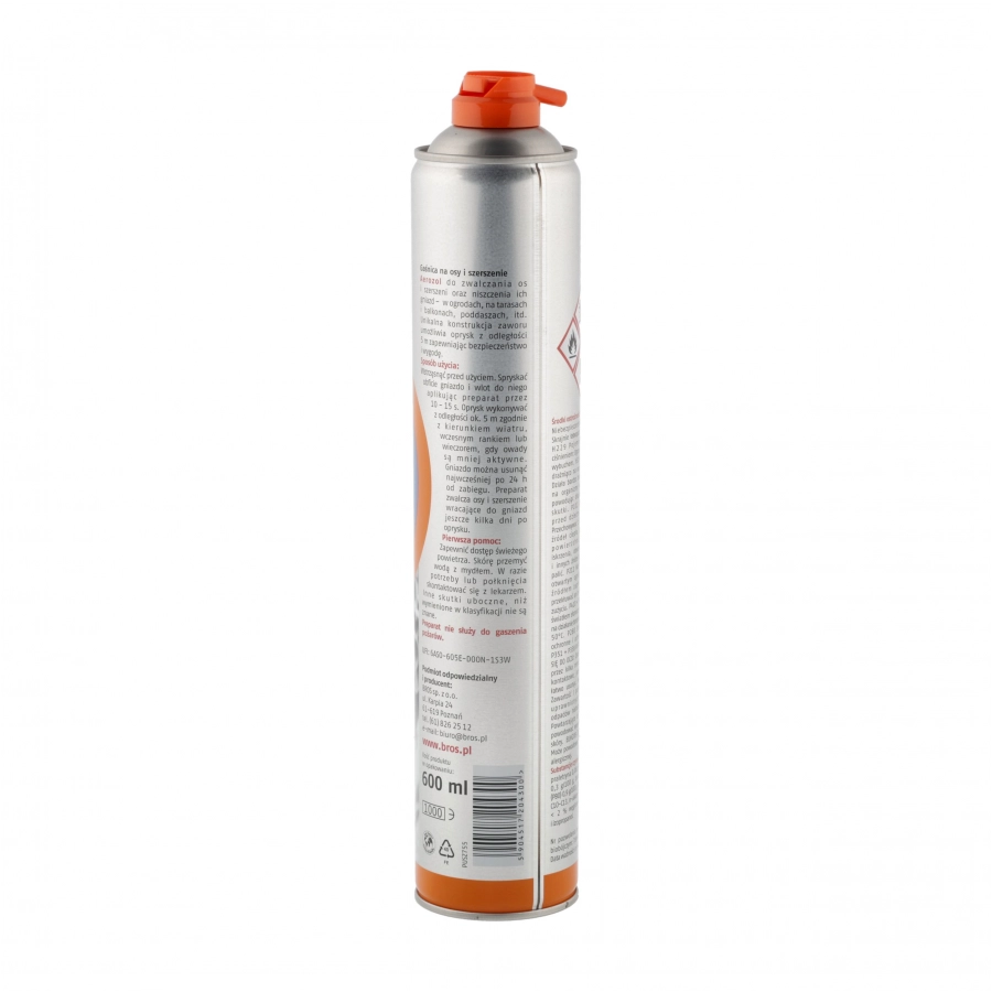 Gaśnica Bros na osy i szerszenie 600 ml 2/4