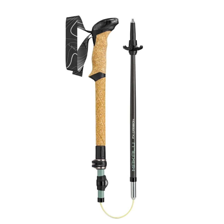 Kije trekkingowe karbonowe LEKI Makalu FX Carbon 100-120 cm - green 2/4