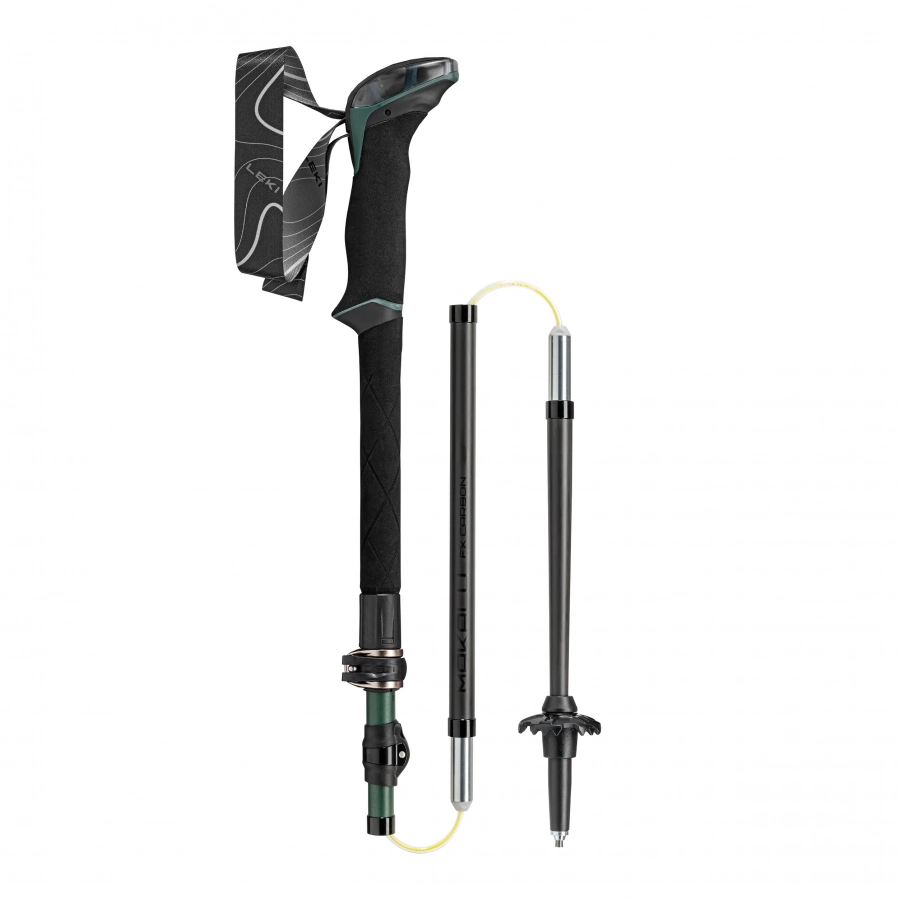 Kije trekkingowe karbonowe LEKI Makalu FX Carbon 110-130 cm - green 2/6