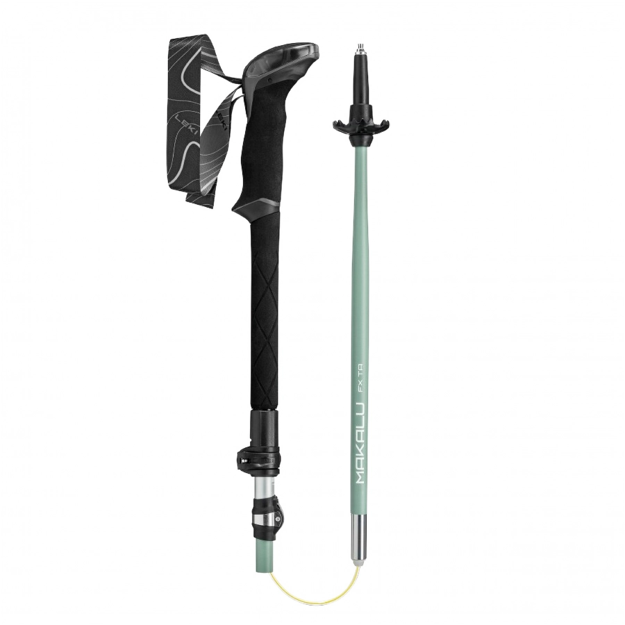 Kije trekkingowe LEKI Makalu FX TA 100-120 cm - grey 2/4