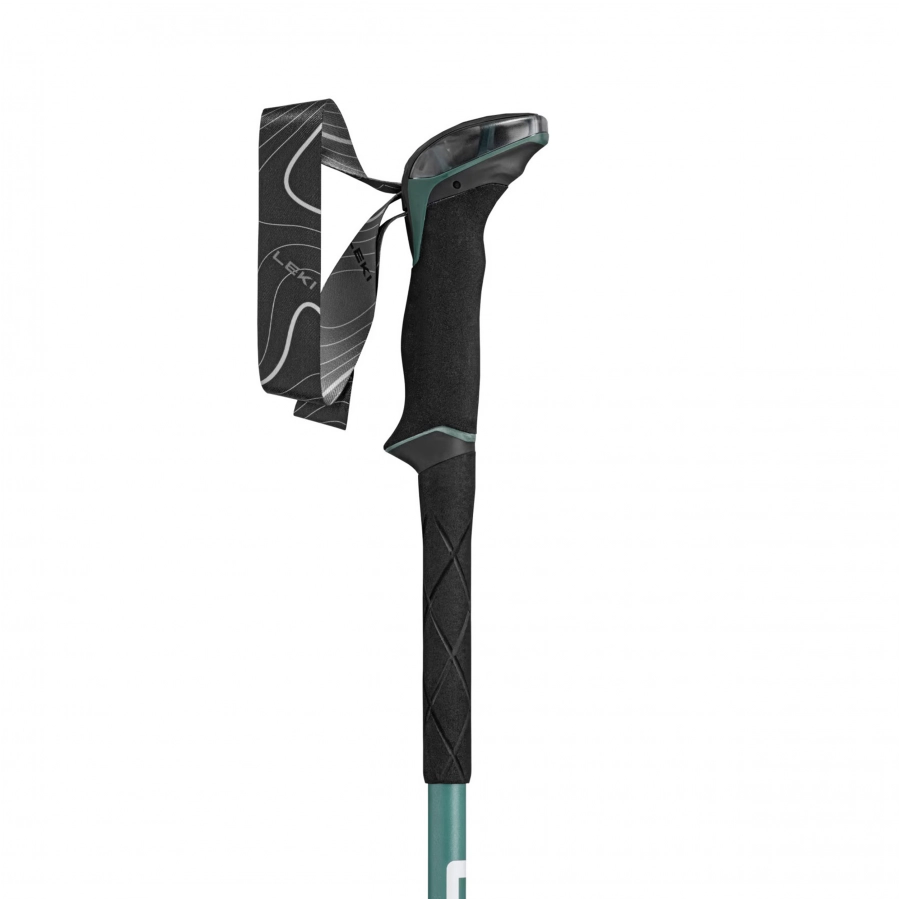Kije trekkingowe LEKI Makalu Lite 100-135 cm - green 3/4