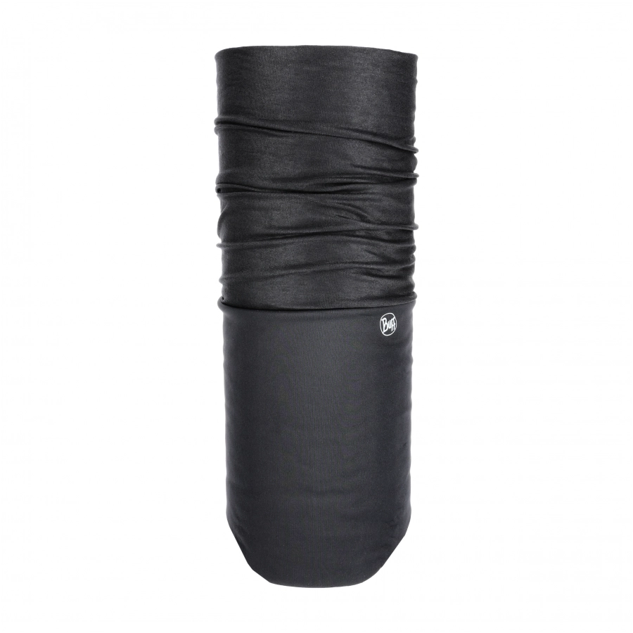 Komin unisex BUFF Windproof Solid czarny 1/2