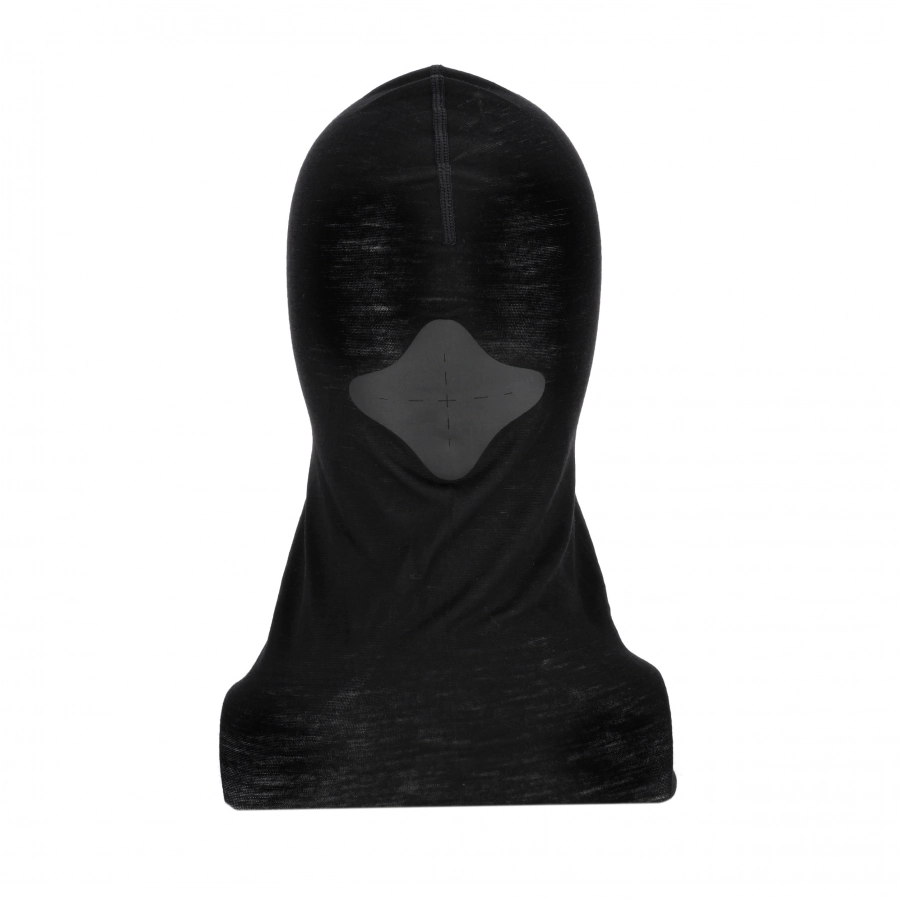 Kominiarka Buff Lightweight Merino Wool Balaclava - solid black 3/7