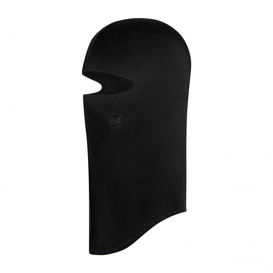 Kominiarka Buff Lightweight Merino Wool Balaclava - solid black 1/4