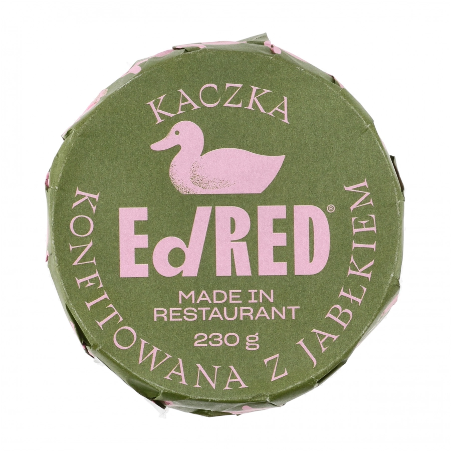 Konserwa Ed Red Originals Kaczka konfitowana z jabłkiem 230 g 1/2