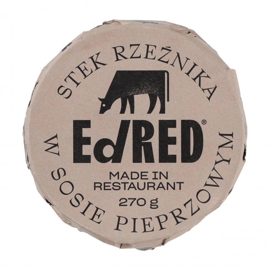 Konserwa Ed Red Originals Stek rzeźnika w sosie pieprzowym 270 g 1/2