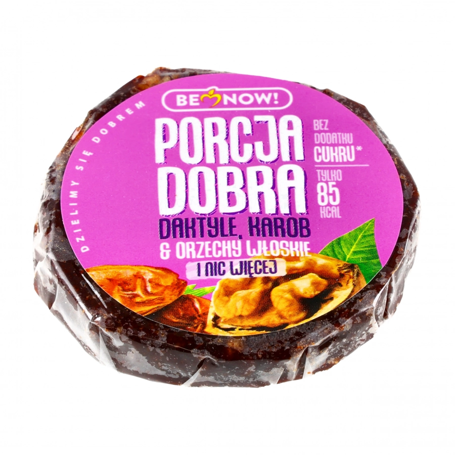 Kostka Porcja Dobra z niespodzianką daktylowo-orzechowa z karobem



 2/4