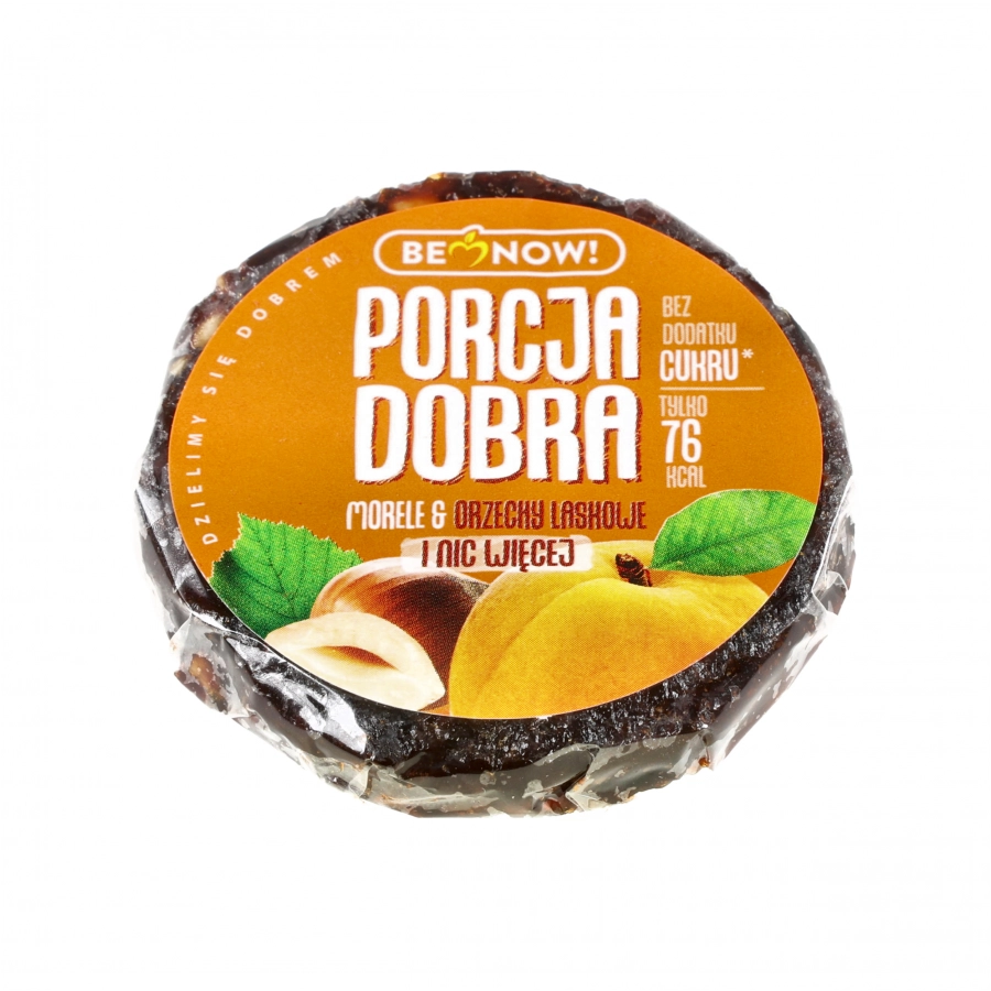 Kostka Porcja Dobra z niespodzianką morelowo-orzechowa


 2/4