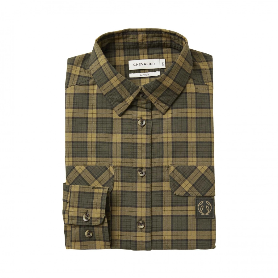 Koszula damska Chevalier Creek Shooting Fit Coolmax Moss Checked 2/4