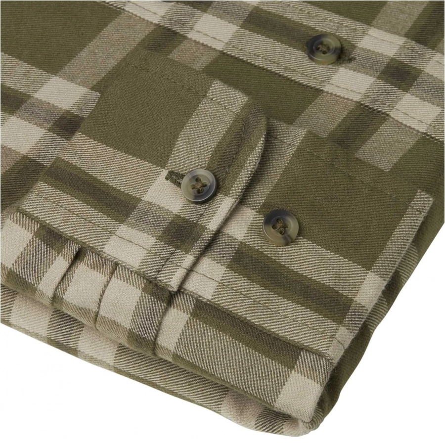 Koszula damska Chevalier Teal Light Flannel Olive Green Checked 4/5