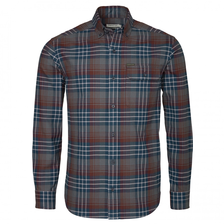 Koszula męska Chevalier Falcon Flannel Rust checked

 1/5