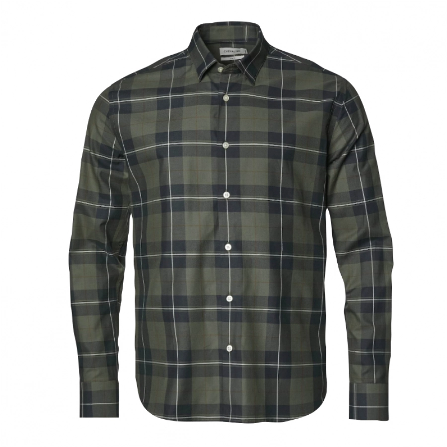 Koszula męska Chevalier Limefield Contemporary Fit Check Dark 1/6