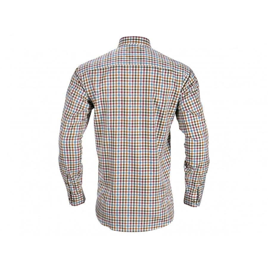 Koszula męska Härkila Milford niebiesko-pomarańczowa 2/2