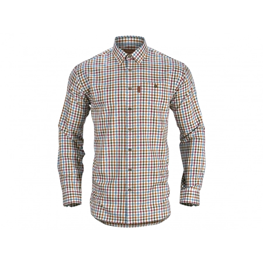 Koszula męska Härkila Milford niebiesko-pomarańczowa 1/2