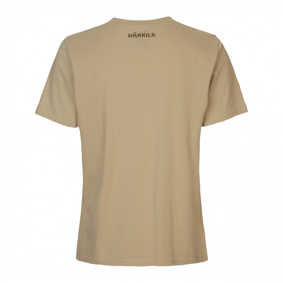 Koszulka damska Harkila Stag Badge Sand 2/7