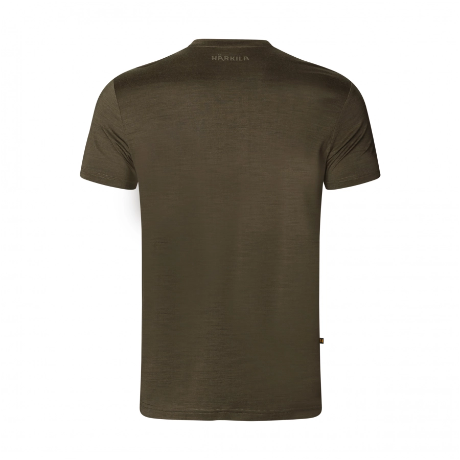 Koszulka Härkila Base All Season S/S willow green 2/3